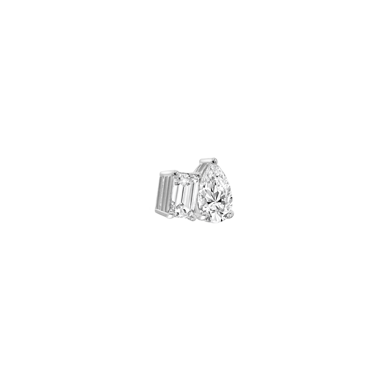 Toi Et Moi Diamond Pendant Necklace Everyday Wear 14k Gold Prong Set Charm Necklace Sparkling Lab Grown Unique Dainty Diamond Pendant