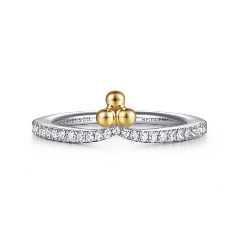 Luxury Tiara Smart Ring Guard – Crystal Encrusted Wishbone Ring Overlay