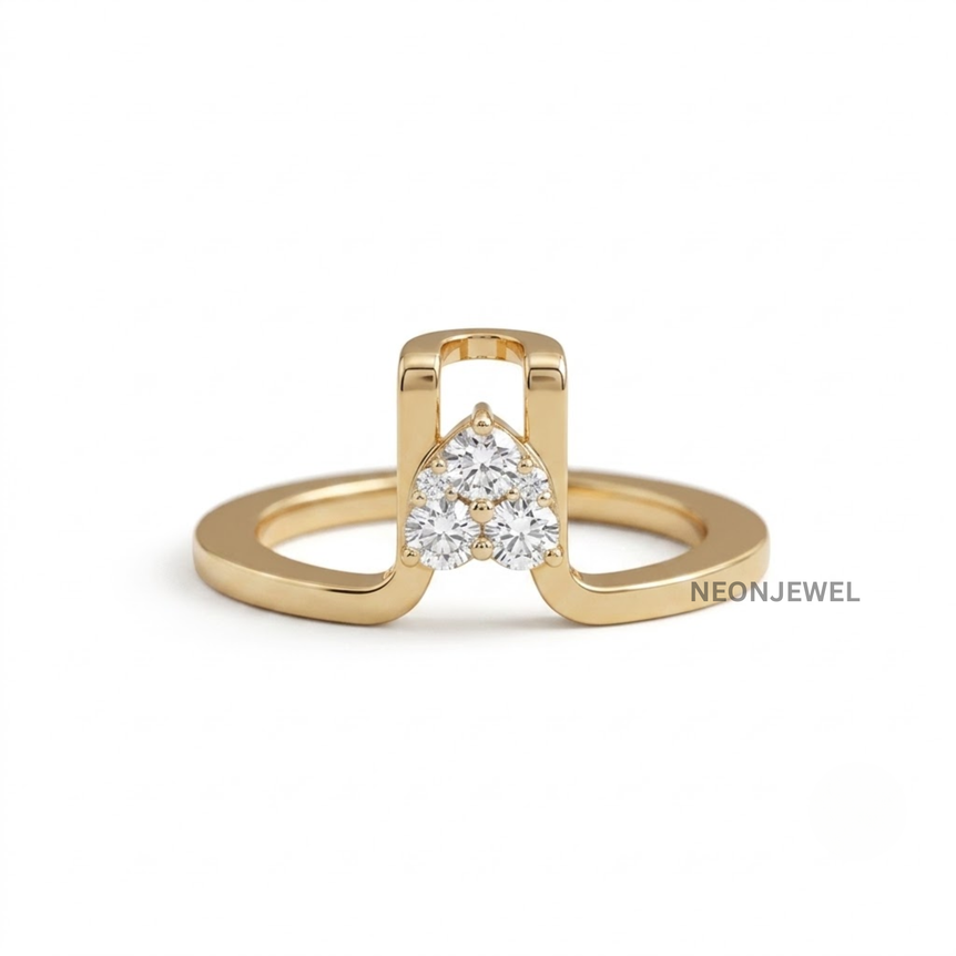 14k Gold Smart Ring Cover Jacket for Oura Ring Gen 5 • Diamond Arch Oura Ring Protector Guard • Geometric Tech Jewelry Ring Enhancer Custom Gift