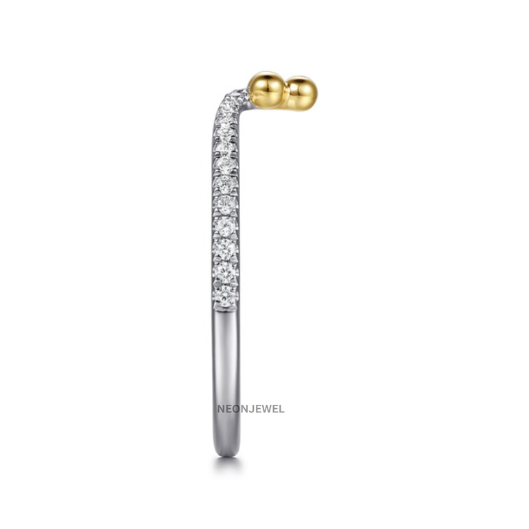 Luxury Tiara Smart Ring Guard – Crystal Encrusted Wishbone Ring Overlay
