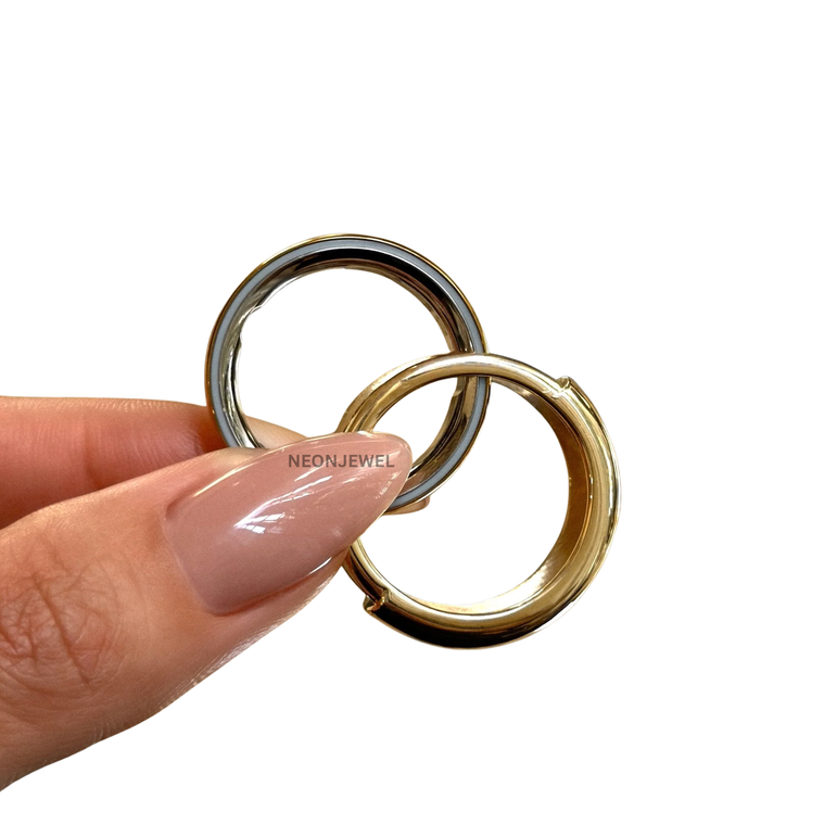 Premium Gold-Tone Protective Sleeve for Oura Ring 5