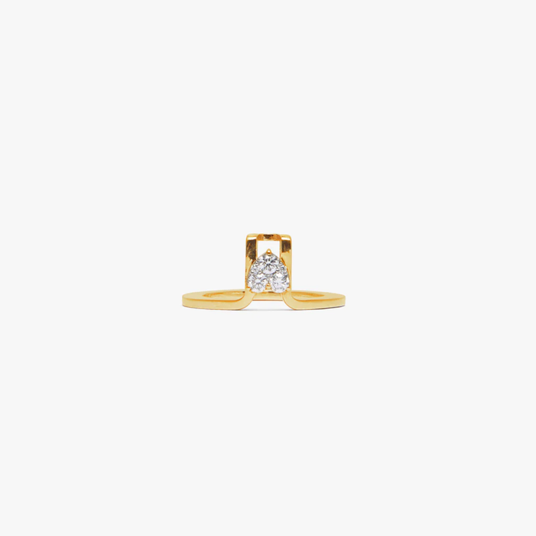 Gold Smart Ring Cover Protector with Diamond Heart, Elegant Band Shield for Gen 5 Fitness Tracker Ring, Trendy Jewelry Ring Guard Accent