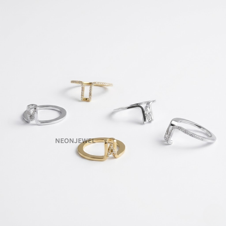 14k Gold Smart Ring Cover Jacket for Oura Ring Gen 5 • Diamond Arch Oura Ring Protector Guard • Geometric Tech Jewelry Ring Enhancer Custom Gift