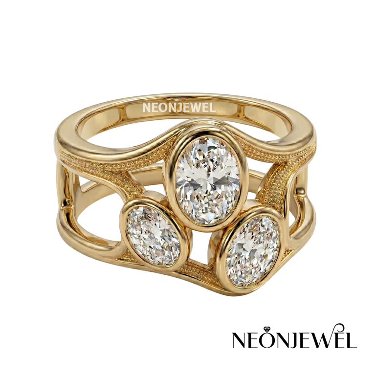 Solid Gold Oura Ring 5 Cover Lab Grown Diamond Smart Ring Jacket Luxury Tech Accessory Oura Ring 5 Protective Diamond Wrap Slim Huggie