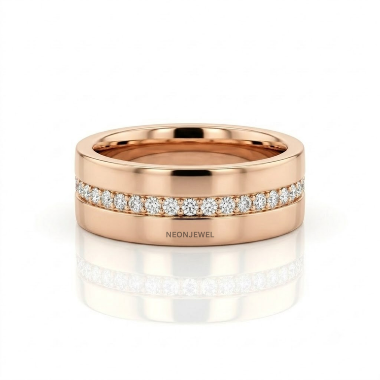 Minimalist Open-Band Oura Ring Cover | Gold Plated Smart Ring Protector with Single Row Crystal Accent