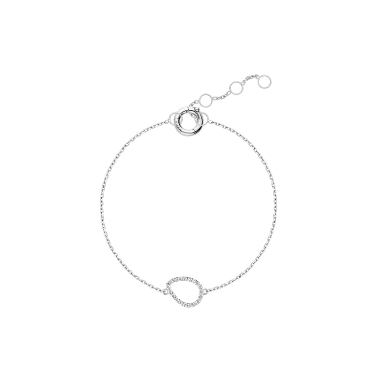 Tear Drop Dainty Diamond Bracelet 14k 18k Real Gold Lab Grown Diamond Minimalist Layering Everyday Delicate Solitaire Chunky Chain Bracelet